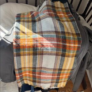 Plaid infinity Scarf